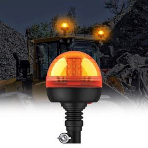 자동차 차량용 라이트 John Deere 트랙터 트럭 화물차 용 LED 회전 경고등 깜박이는 호박색 비상 경광등 싸이키 램프 비콘 임업