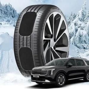 카니발 4.5세대 붙이는 스노우체인 스노우캐치 스노우체인 작물체인 우레탄체인 스노우캐치