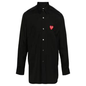 꼼데가르송 레드하트 와펜 셔츠 AX B002 051 1 (P1B002 / AZ