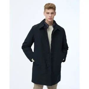 [헤지스] 남성 [반값세일][스테디셀러]네이비 덕다운 탈착내피 하프...