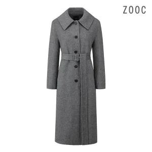 ZOOC [ZOOC] 캐시미어 블렌디드 헤링본 벨티드 코트 CG_V244MSG962