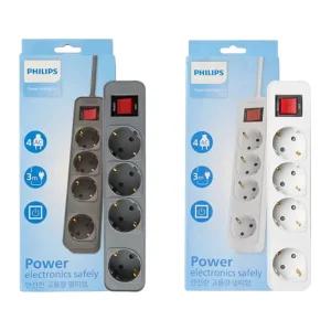 대기전력 차단 통합 전원스위치 고용량 4구 3m 워크 멀티탭 과부하차단 슬라이드식 안전커버 안전한 멀티 콘센트
