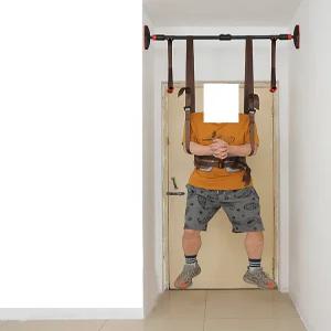 허리견인기 요추 척추 디스크 재활 스트레칭 벨트 견인기 + 하프팩쿠션 + 싱글타이벨트