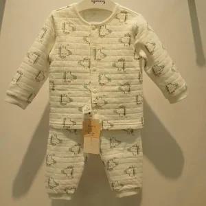 agabang HC24 지라프내의 사각 삼중지로 따뜻하게 입을 수 있는 내의/90부터 어깨단추