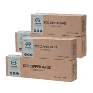 슈가랩 사탕수수 에코지퍼백 대 2p 중 2p