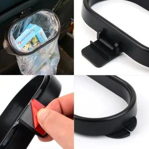 차량용 간편 휴지통 걸이 통풍구 포켓 홀더 네트 수납 걸이 에어컨 주머니 자동차 쓰래기통