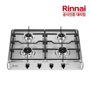 [전국설치] 린나이 4구 빌트인 가스레인지 RBR-S4000