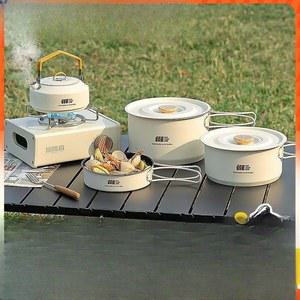 야외 냄비 장비 Lixada 취사도구 활동 오뎅 캠핑용품 Kangtai 하이킹 티타늄반합