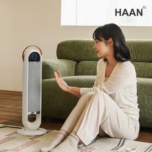 한경희 PTC 온풍기 타워형 가정용 전기 히터 열풍기 사무실 난방기