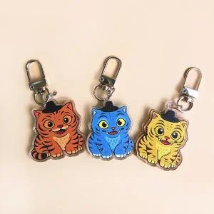 [갓샵] 갓쓴 케이팝 호랑이 키링 열쇠 고리 굿즈 외국인 친구 선물 호작도 12 십이 간지 키홀더 한국 전통