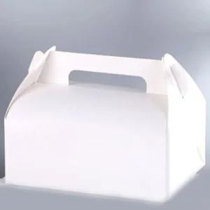 손잡이선물상자 마카롱 빵쿠키 접이식포장박스 흰색대