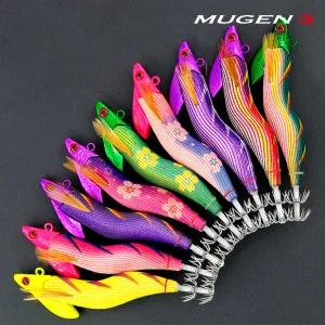 무겐 천연오동목 팁런에기 TR 3.0호-30g 무늬오징어 선상보트에기