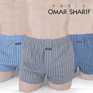 오마샤리프 남자 트렁크팬티 OST4006사각 남성속옷 언더웨어 면팬티 3개입 세트 요일 드로즈 사각