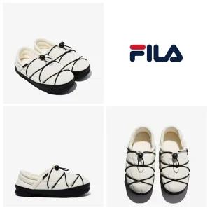 [휠라] FILA 공용 방한화 뮬 푸퍼 멜로우 FS254BT03X001 화이트
