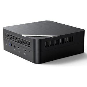 미니포럼 미니 서버 UM560 XT AMD 라이젠 5 5600H PC 32GB RAM 512GB PCIe SSD 컴퓨터, 2.5G 인텔 NIC, HDMI 및 USB-C 2개, USB 포트 6개, 소형 폼 팩터