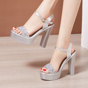 13cm 킬힐 굽 높은 두꺼운 섹시킬힐 골드 가보시힐 가죽 키높이 실버