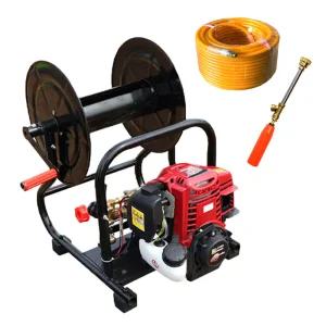 4행정 혼다 타입 엔진 동력 분무기 구보텍 호스릴 탑재형 농약 살수기 살포기 8.5mm x 30m