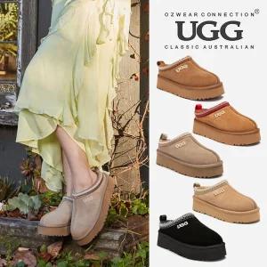 호주어그 오즈웨어 25FW 시드니 EMB 자수 로고 플랫폼 슬립온 타스만 슬리퍼 OB780PL