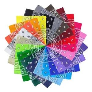 손수건 페이즐리 스카프 반다나 등산 두건 운동회 단체 선물 답례품 (개별opp비닐포장) [FPB-9]