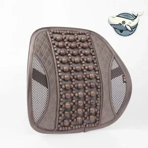 자동차 허리 쿠션 차량용 회색 메쉬 마사지 운전석 조수석 싱글 자동차메쉬방석