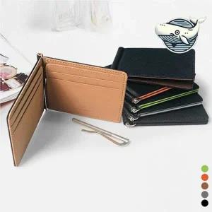 가죽 디자인 머니클립 골프 카드지갑 세련된-WFGUFW8