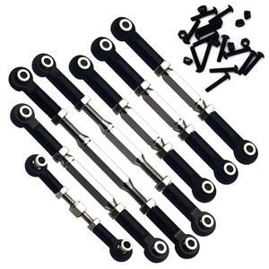 스테인리스 스틸 RC 턴버클 캠버 링크 업그레이드 부품은 트랙사스 1/10 슬래시 4x4/2WD/호스 4X4 VXL/2WD/러스틀러 VXL/2WD/스탬피드 VXL/2WD에 적합합니다