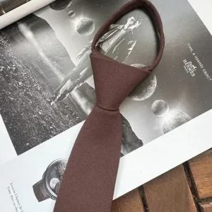 트리벤트 솔리드 덴디 남성자동넥타이 7cm 남성자동넥타이 자동넥타이블랙 남자넥타이