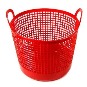 원형 바구니 / 과일따기 수확 고추따기 빨래 바구니 수납 소쿠리