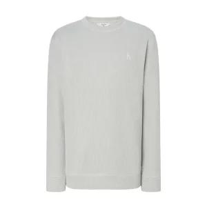 [헤지스]헤지스 그레이 짜임 면 긴팔티셔츠 WHTS4D346G1