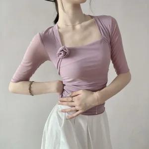 댄스복 스포츠 라인댄스 공연복 방송댄스 드레스몰 반팔 에어로빅 프릴 무용