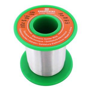 납 없는 전자 납땜 와이어 1.2mm 200g, 로진 플럭스 코어 전기 합금 Sn99 Ag0.3 Cu0.7 없음 깨끗한 0.05