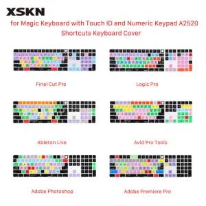 키패가 A2520 PS 숫자 스티커 프로 Ableton 매직 키보키스킨 로직 컷 파 있는 드 커버 ID 및 용