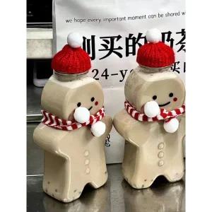 귀여운 곰돌이 투명 페트병 보틀 테이크아웃 350ml 개봉형 50개