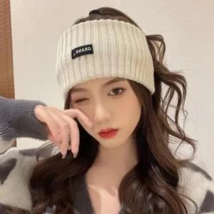 클래식 니트 운동 등산 스키 넓은 헤어밴드 두건 러닝 쿨 땀