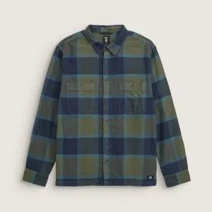 [반스](본점)VANS 반스 락스퍼 플래드 플란넬 셔츠 Grape Leaf / VN000P7ZF0O