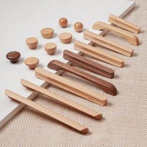 내각 문 나무 손잡이 옷장 활 모양의 너도밤나무 검은 호두나무 서랍