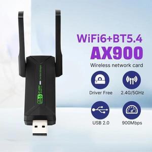AX900 WiFi 6 USB 어댑터 블루투스 5.4 5G 안테나 네트워크 수기 동글 드라이버