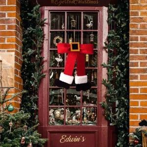 [지앤지] OA 크리스마스 리본 장식 심플한 대형리본 산타리본 트리 오너먼트 파티소품