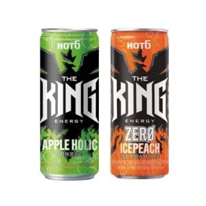 핫식스 더킹 애플홀릭 355ml 6캔 + 핫식스 더킹 아이스피치 제로 355ml 6캔 / 총 12캔