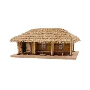 [셀러에이드]DIY 목재 조립식 미니어쳐 건축 모형 초가집