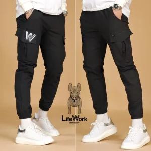 라이프워크 WY 와펜 스팅 조거 트레이닝복 팬츠 - 봄 가을 신상(남여공용)