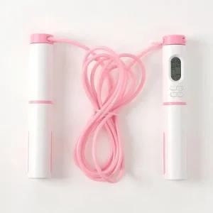 고품질 핑크 디지털 줄넘기 유산소 운동기구 260cm 줄넘기패드 (WC6EA6B)