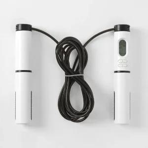 고품질 화이트 디지털 줄넘기 유산소 운동기구 260cm 줄넘기패드 (WC6EA69)