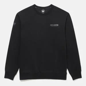 데상트 코튼 기모 스웨트셔츠 B1 SQ323UHT91 BLK0 IVY0 MGRY PINK