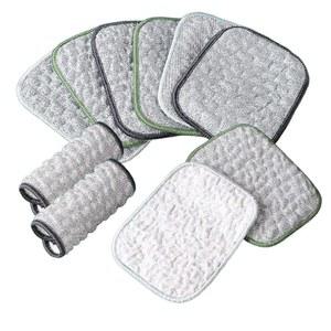 새롭게 업그레이드된 10개의 다용도 와이어 설거지용 헝겊, 재사용 가능한 미라클 청소용 천, 둥근 세탁용 주방용 비 스크래치 행주, 싱크대, 냄비, 프라이팬