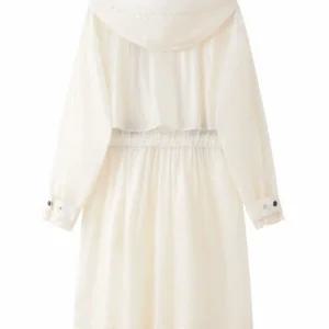 비옷 여성 골프 레인코트 얇은 우의 아이보리 TLPWR985J