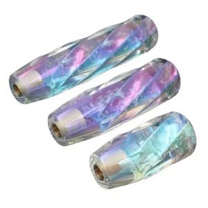 오토기어봉 스틱기어봉 기어커버 눈부신 노브 투명 자동차 수동 헤드 차량 기어봉커버