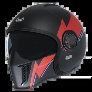 바이크 오토바이 반모헬맷 모듈러 풀 페이스 헬멧 오픈 더블 렌즈 DOT ECE 승인 CYRIL OP12A 남자 여자 레