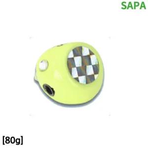 싸파 유동식 타이라바 헤드 80g 야광 2개입 참돔낚씨 참돔낚씨 루어 참돔 선상낚시