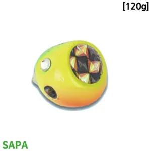 싸파 유동식 타이라바 헤드 120g 그린 2개입 참돔낚씨 참돔낚씨 루어 참돔 선상낚시